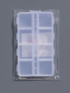 Органайзер для хранения мелочей, 8 ячеек, с подвесом, 11×6.3×1.5 см, прозрачный - Фото 5