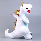 Мягкая игрушка «Дракон», с золотыми крыльями, 45 см, цвет белый - фото 3606167