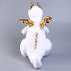 Мягкая игрушка «Дракон», с золотыми крыльями, 45 см, цвет белый - Фото 6