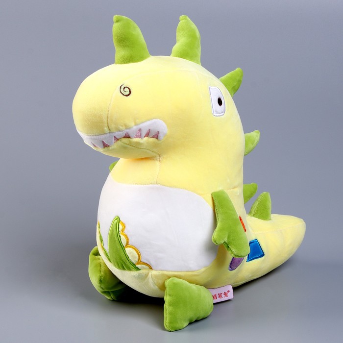 Мягкая игрушка «Динозаврик», 40 см, цвет жёлтый - Фото 1