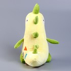 Мягкая игрушка «Динозаврик», 40 см, цвет жёлтый - Фото 4