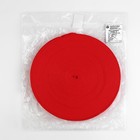 Стропа, 25 мм, 25 м, цвет красный - фото 9470204
