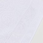 Полотенце махровое Жасмин 50х80см, белый, 420г/м, хл100% - Фото 3