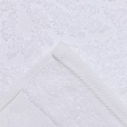 Полотенце махровое Жасмин 50х80см, белый, 420г/м, хл100% - Фото 4