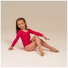 Купальник для гимнастики и танцев Grace Dance, р. 36, цвет малина - Фото 5