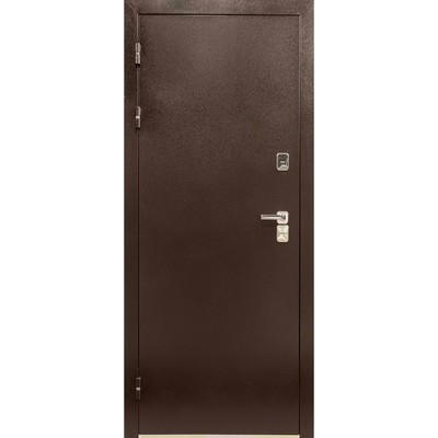 Дверь входная «Винтер 100», 2050×980 мм, левая, цвет дуб шале мореный