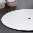 Подложка для торта с отверстием, d=28 см, h=0,3 см, диаметр отверстия 1 см - фото 22491927