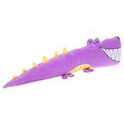 Мягкая игрушка-подушка «Крокодил», 90 см, цвет фиолетовый - Фото 3