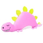 Мягкая игрушка-подушка «Стегозавр», 70 см, цвет светло-фиолетовый - фото 68795117