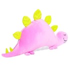 Мягкая игрушка-подушка «Стегозавр», 70 см, цвет светло-фиолетовый - фото 3606236