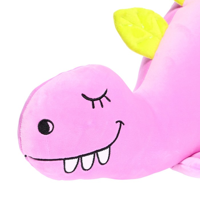 Мягкая игрушка-подушка «Стегозавр», 70 см, цвет светло-фиолетовый - фото 1907730225