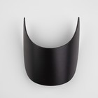Козырёк для кепки, 7 × 17,5 × 6 см, цвет чёрный - Фото 3