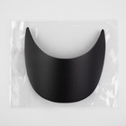 Козырёк для кепки, 7,5 × 18 × 5,5 см, цвет чёрный - Фото 5