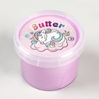 Слайм «Стекло», серия Butter, фиолетовый цвет, 75 г - фото 3898591