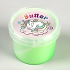 Слайм «Стекло», серия Butter, зелёный цвет, 75 г - фото 108813921