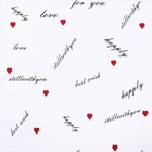 Пленка для цветов матовая, «Цветы с каймой», белый, 0.57×5 м ±5% см - Фото 3