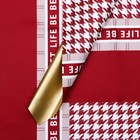 Пленка для цветов и букетов, «Прекрасная жизнь», винная 58×58 см - Фото 1