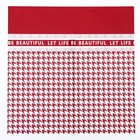 Пленка для цветов и букетов, «Прекрасная жизнь», винная 58×58 см - Фото 3