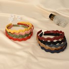 Ободок для волос «Теона», волна, 1.2 см, МИКС - Фото 2