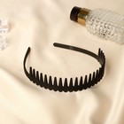 Ободок для волос "Шейла" волна зубчики, 2,5 см, микс - фото 320445364