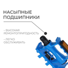 Педали 9/16" Dream Bike, с подшипниками, пластик/сталь, цвет синий - фото 26164860