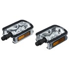 Педали 9/16, c подшипником, цвет серебристый/чёрный 9426540