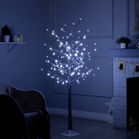 Светодиодное дерево «Серебристое» 1.5 м, 150 LED, постоянное свечение, 220 В, свечение белое