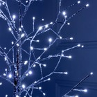 Светодиодное дерево «Серебристое» 1.8 м, 180 LED, постоянное свечение, 220 В, свечение белое - Фото 3