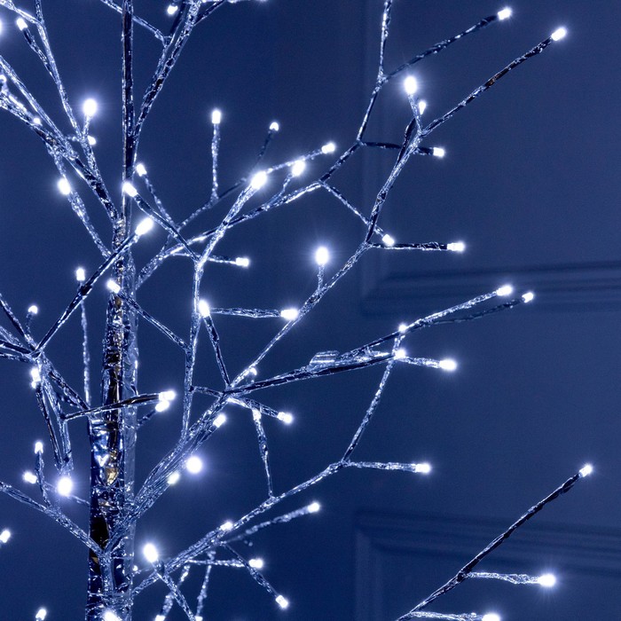 Светодиодное дерево «Серебристое» 1.8 м, 180 LED, постоянное свечение, 220 В, свечение белое - фото 1906283005