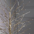 Светодиодное дерево «Золотистое» 1.5 м, 150 LED, постоянное свечение, 220 В, свечение тёплое белое - Фото 4