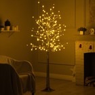 Светодиодное дерево «Золотистое» 1.8 м, 180 LED, постоянное свечение, 220 В, свечение тёплое белое - фото 5324562