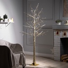 Светодиодное дерево «Золотистое» 1.8 м, 180 LED, постоянное свечение, 220 В, свечение тёплое белое - Фото 5