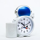Часы - будильник настольные "Космонавт" с органайзером детские, 14 х 14.5 см, АА - Фото 3