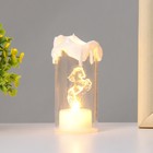 Ночник-свеча "Лошадка" LED от батареек 3хLR44 белый 4,7х4,7х10,5 см RISALUX - Фото 2