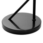 Торшер с беспроводной зарядкой для телефона  "Велл" Е27 40Вт динамик чёрный 90х35х168-185 см   94720 - фото 22255654