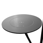 Торшер с беспроводной зарядкой для телефона  "Велл" Е27 40Вт динамик чёрный 90х35х168-185 см   94720 - фото 22255655