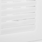 Решетка вентиляционная ZEIN Люкс ЛРР162, 162 х 162 мм, с сеткой, разъемная, регулируемая - фото 8905420
