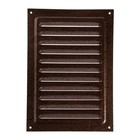 Решетка вентиляционная ZEIN Люкс РМ1724М, 170×240 мм, с сеткой, металлическая, медный антик - Фото 4