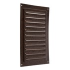 Решетка вентиляционная ZEIN Люкс РМ1724М, 170×240 мм, с сеткой, металлическая, медный антик - Фото 5