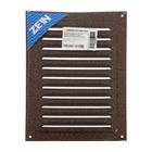 Решетка вентиляционная ZEIN Люкс РМ1724М, 170×240 мм, с сеткой, металлическая, медный антик - Фото 7