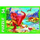 Пазл «Мир динозавров № 42», 54 элемента, МИКС (комплект 32 шт) - фото 24353274