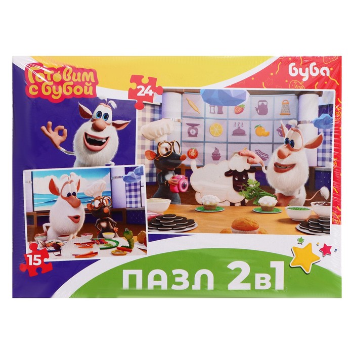Макси-пазлы «Готовим с Бубой № 1», 39 элементов 63219