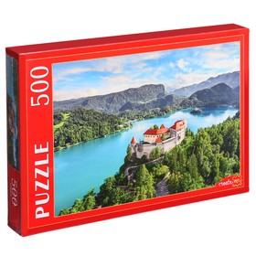 Пазл «Словения. Замок на озере Блед», 500 элементов