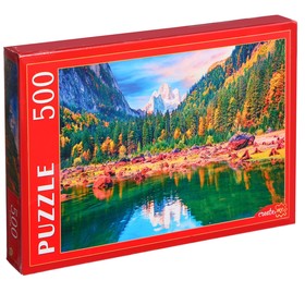 Пазл «Озеро на Австрийских Альпах», 500 элементов
