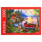 Пазл «Вечерний домик и лодка», 1000 элементов - фото 24413287