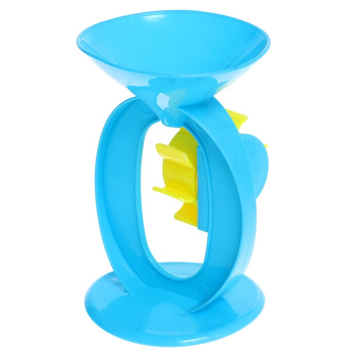 Песочный набор в сетке «Мельница-15»: 3 лопатки, грабли, лейка, формочки 3 шт., МИКС 63232