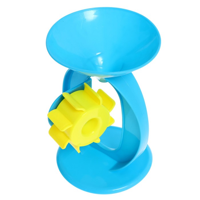 Песочный набор в сетке «Мельница-15»: 3 лопатки, грабли, лейка, формочки 3 шт., МИКС 63232