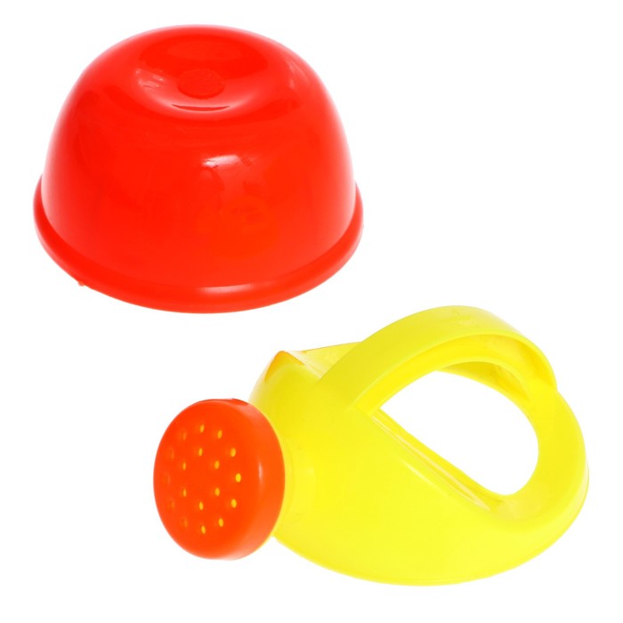 Песочный набор в сетке «Мельница-15»: 3 лопатки, грабли, лейка, формочки 3 шт., МИКС 63232