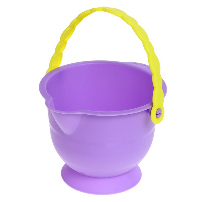 Песочный набор в сетке: ведёрко, лопатка, сито, кораблик, 2 формочки, МИКС 63233