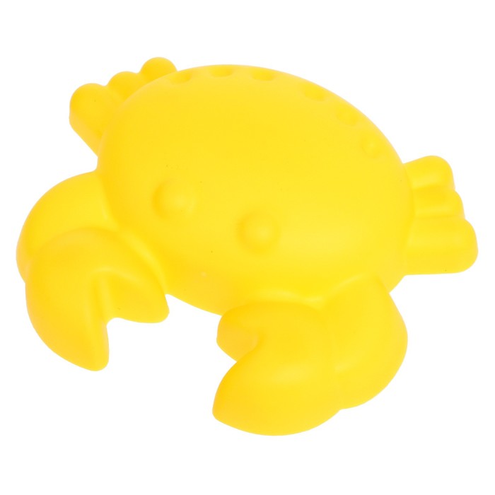 Песочный набор в сетке: ведёрко, лопатка, сито, кораблик, 2 формочки, МИКС 63233